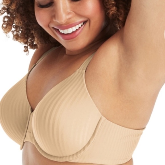 New Playtex Secrets Perfectly Smooth
Underwire Bra Nude Stripe 36D Women's - Picture 7 of 13
